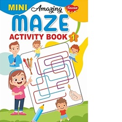 Sawan Mini Amazing MAZE Activity Book 1 - Blue